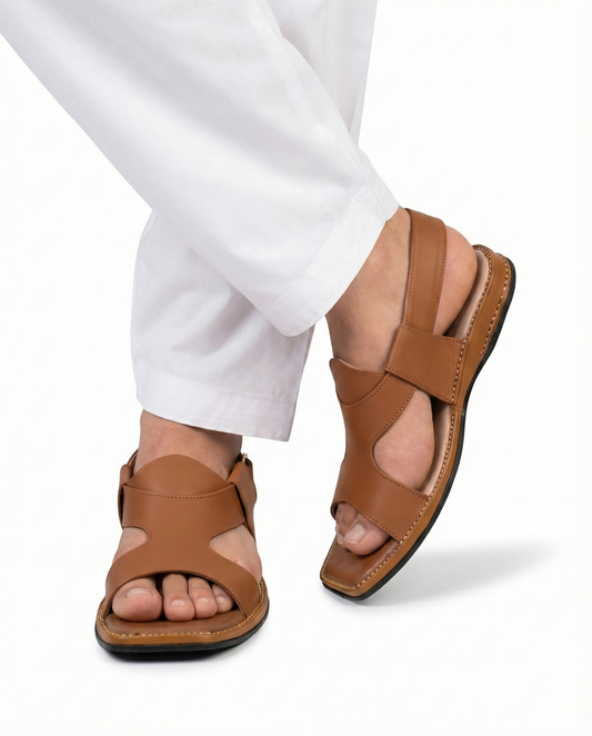 Handmade Pure Leather Panjedar Chappal P#10011