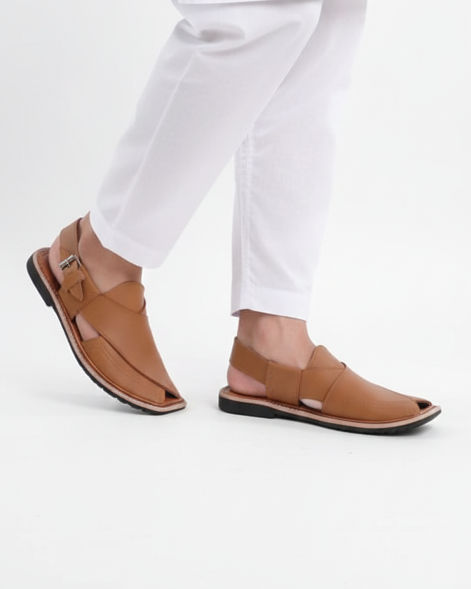 Traditional Handmade Peshawari Chappal For Men