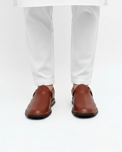Handmade Pure Leather Peshawari Sandal for Men PS#10020