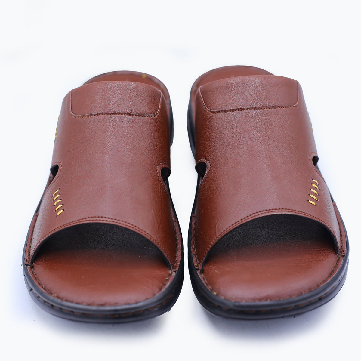 Classic Handmade Leather Slipper for Men S#1006