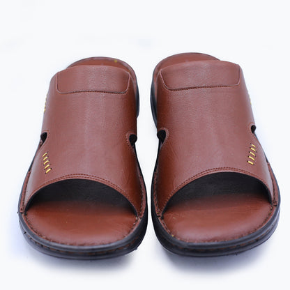 Classic Handmade Leather Slipper for Men S#1006