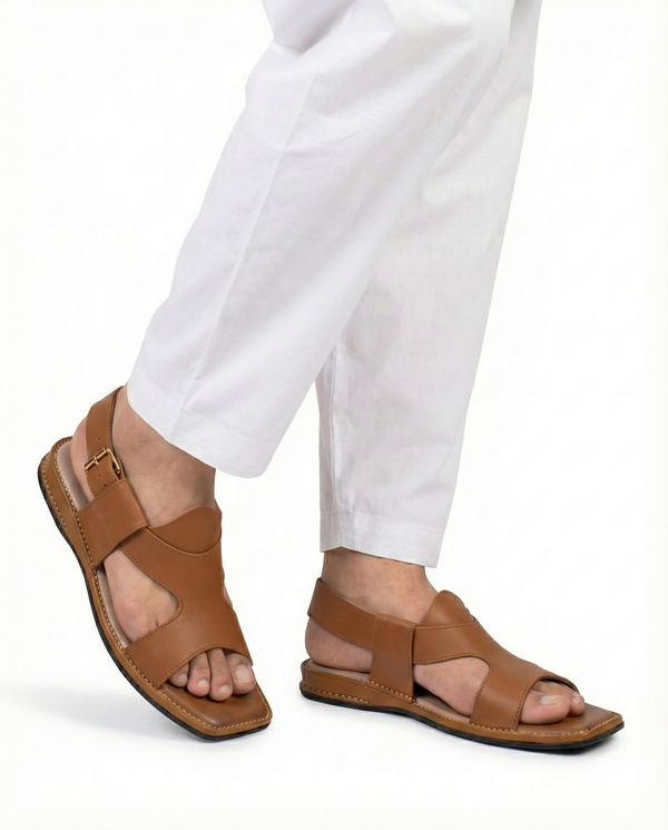 Handmade Pure Leather Panjedar Chappal P#10011