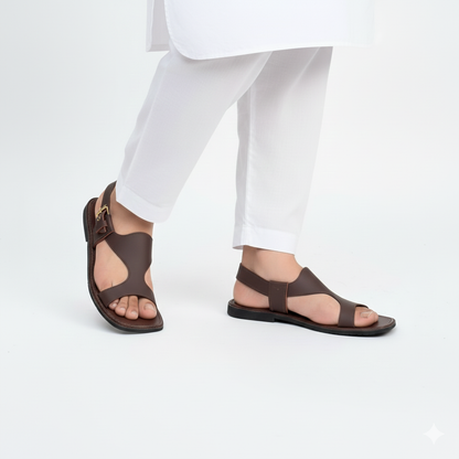 Handmade Pure Leather Panjdar Chappal P#10012